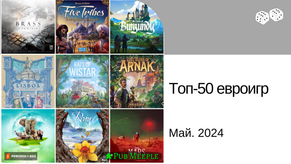 Топ-50 евроигр. Версия 2024
